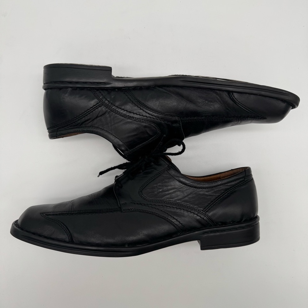 Josef Seibel Douglas Black Leather Oxford Size 45/11-11.5 - Picture 8 of 14